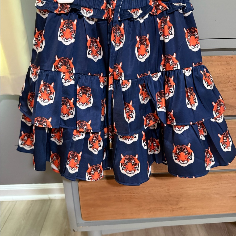 Shop the Mint Girls Tiger Print Skirt - Picture 2 of 3